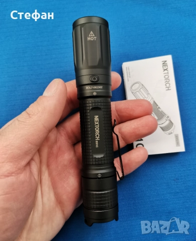 ХИТ ЦЕНА Тактически фенер Nextorch E51C, снимка 3 - Екипировка - 52869700