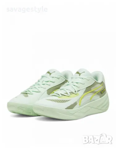 Унисекс маратонки PUMA All-Pro Nitro Basketball Shoes Green, снимка 3 - Маратонки - 49512091