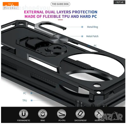 Удароустойчив Кейс RingCase Xiaomi Redmi 14C, снимка 2 - Други стоки за дома - 49753701