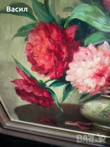 Картина Цветя Масло, снимка 11 - Картини - 54241446