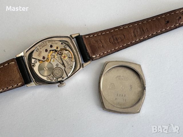 Златен 18к ROLEX Cellini механичен Дамски часовник сив циферблат, снимка 5 - Дамски - 46217352