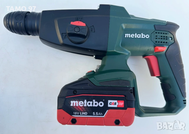 METABO KHA 18 LTX - Акумулаторен перфоратор 2X18V 5.5Ah, снимка 2 - Перфоратори - 53190837