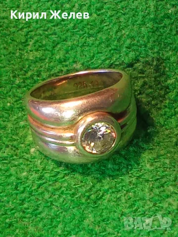 РАЗКОШЕН СКЪПОЦЕНЕН СРЕБЪРЕН ПРЪСТЕН СРЕБРО 925 с ЮВЕЛИРНО ФАСЕТИРАН МОЙСАНИТ 48602, снимка 18 - Пръстени - 49917326