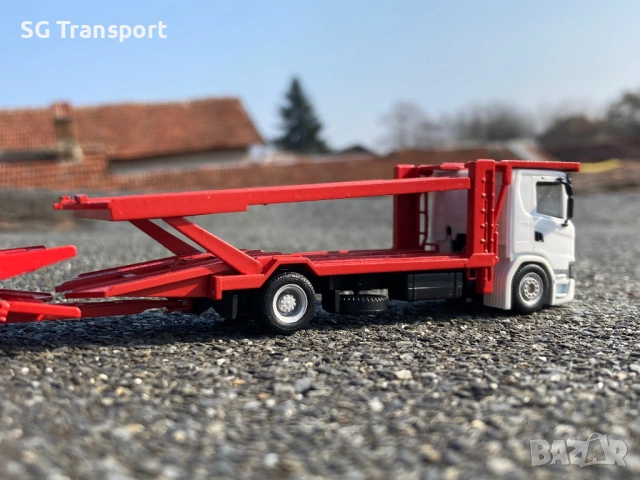 Herpa 1:87 Scania P ROLFO Автовоз, снимка 7 - Колекции - 53275901