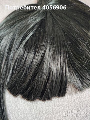 Черен бретон за коса на щипки, снимка 3 - Аксесоари за коса - 46393564