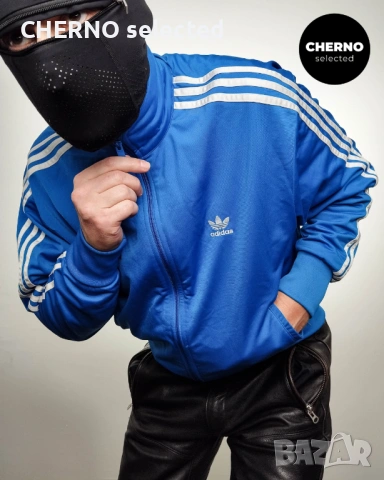 Мъжки суичър с цип ADIDAS Adicolor Classics Firebird Trefoil Track Top – размер L•M