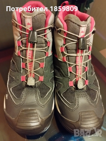 Детски водоустойчиви туристически обувки QUECHUA CROSSROCK MID, снимка 12 - Детски боти и ботуши - 53026329