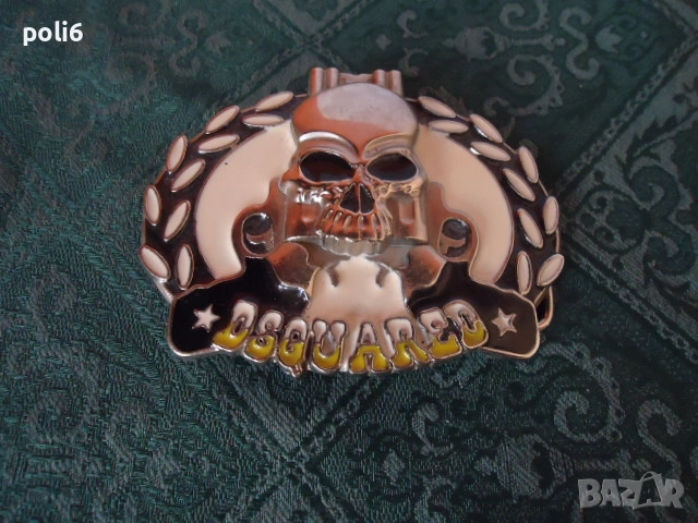 катарама за колан череп Dsquared Slipknot, снимка 2 - Колани - 52802698