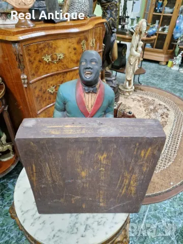 Прекрасна антикварна колекционерска холандска дървена фигура статуетка , снимка 4 - Статуетки - 50153696