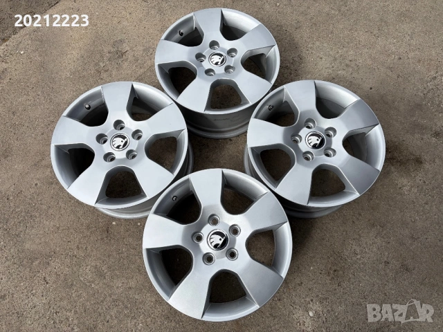 4 броя алуминиеви джанти за Skoda Octavia 15, снимка 6 - Гуми и джанти - 53886749