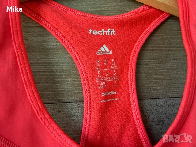 Adidas Techfit спортен сутиен, снимка 2 - Други - 53942106