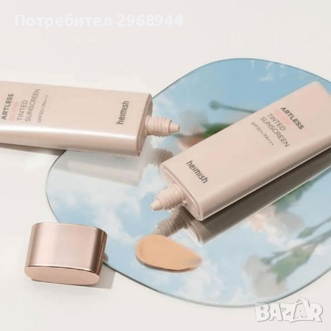 Слънцезащитен тониращ крем Heimish Artless Glow Tinted Sunscreen 40ml, корейска, снимка 3 - Козметика за лице - 45101969