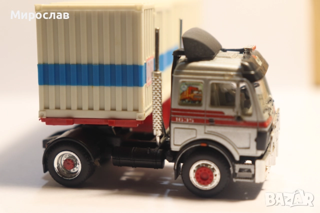 HERPA 1:87 H0 МERCEDES КОНТЕЙНЕР КАМИОН МОДЕЛ, снимка 6 - Колекции - 52434485