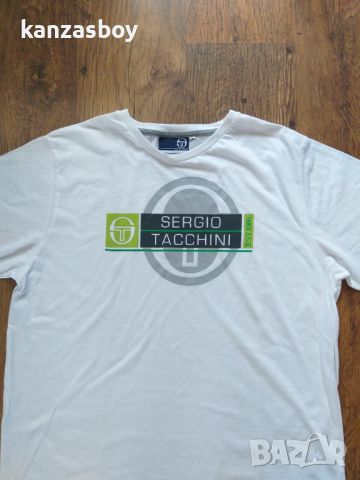 sergio tacchini - страхотна мъжка тениска Л, снимка 3 - Тениски - 46162597