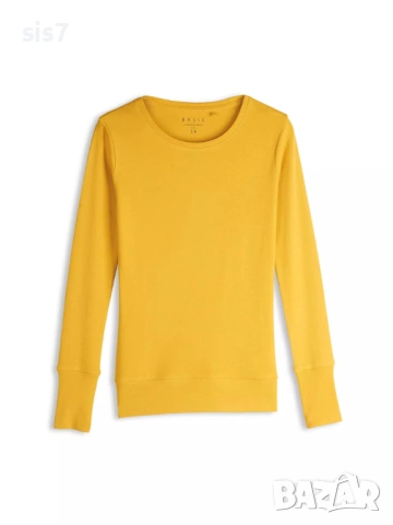 дамска памучна блуза с еластан, снимка 4 - Блузи с дълъг ръкав и пуловери - 53579634