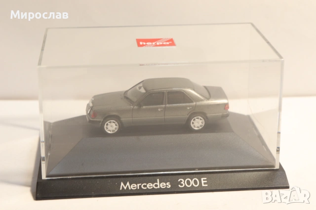 HERPA H0 1/87 MERCEDES BENZ 124 300 E КОЛИЧКА МОДЕЛ, снимка 3 - Колекции - 53303694