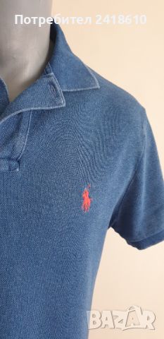 POLO Ralph Lauren Pique Cotton Custom Slim Fit Mens Size S НОВО! ОРИГИНАЛ! Мъжка Тениска!, снимка 9 - Тениски - 46292574