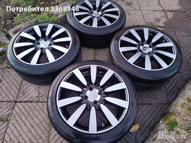 Джанти 17" 4x100 с гуми Tomason 215/45/17, снимка 5 - Гуми и джанти - 52867359