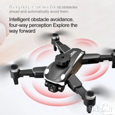 4K Безчетков Дрон F200 | Ниво 7 Устойчивост на Вятър | HD Камера, снимка 4 - Дронове и аксесоари - 54211647