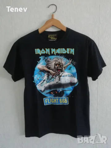 Iron Maiden Flight 666 2008 2009 Exclusive оригинална тениска размер М 