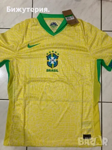 Brazil Home Authentic Jersey 24/25 Nike , снимка 1 - Спортни дрехи, екипи - 47560291