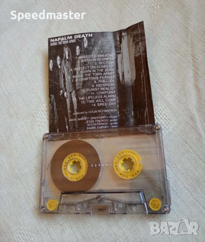 Napalm Death - Inside The Torn Apart , снимка 2 - Аудио касети - 54174549