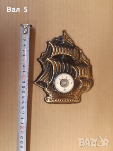 Стар термометър - кораб , фигура корабче - СССР, снимка 3 - Антикварни и старинни предмети - 52495498