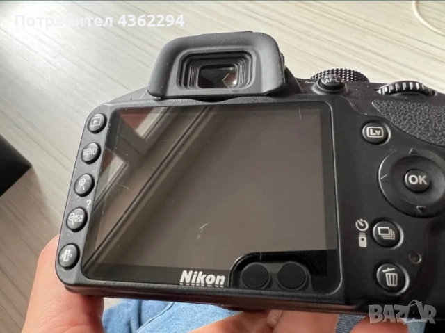 Фотоапарат Nikon d3200 DSLR Никон с обектив, снимка 6 - Фотоапарати - 52348492