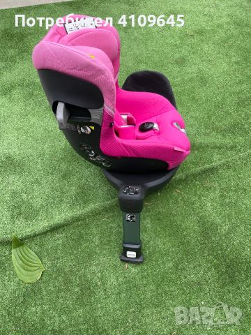 Детско столче за момиченце Cybex Sirona S i-Size Magnolia Pink, снимка 4 - Столчета за кола и колело - 45914395