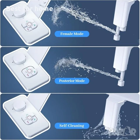  Ултратънко биде със самопочистващи се двойни дюзи (предно и задно измиване), снимка 5 - Други - 50907463