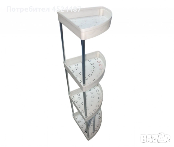 Ъглова въртяща се поставка Corner Storage Rack , снимка 6 - Декорация за дома - 52553027