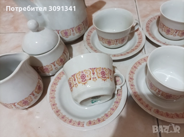 Чисто нов сервиз за чай и кафе производство на Диамант Разград., снимка 2 - Сервизи - 52595342