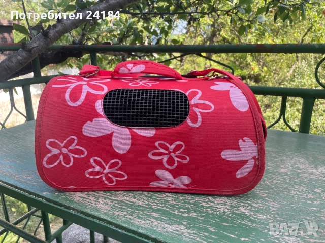 Текстилна транспортна чанта за котка, снимка 3 - За котки - 51431336