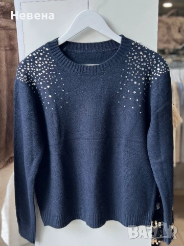 Дамска блуза плетиво, снимка 2 - Блузи с дълъг ръкав и пуловери - 52752050