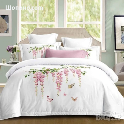 Premium серия, долен чаршаф с ластик, 100% памук  1 бр. х плик за завивка 200 x 230 cm 1 бр. х долен