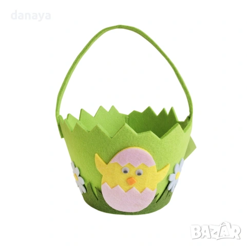 6505 Декоративна кошничка за великденски яйца и лакомства, снимка 3 - Аксесоари за кухня - 53958406