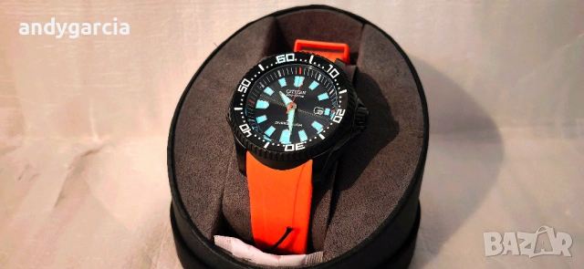  Citizen Eco-Drive Promaster Diver BN0088-03E чисто нов diver часовник в кутия за гмуркане 300 метра, снимка 9 - Мъжки - 53681660