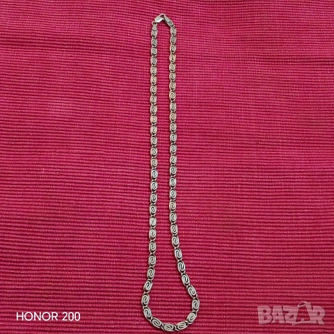 Сребърен ланец, синджир Италия. , снимка 5 - Колиета, медальони, синджири - 53667616