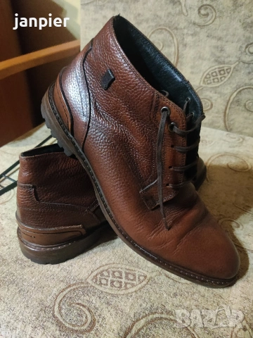 Мъжки кожени боти Floris van Bommel.Размер 43,5