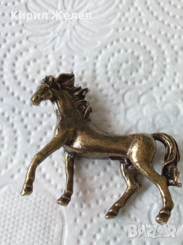 Бронзова фигурка на кон 47790, снимка 3 - Антикварни и старинни предмети - 52730598