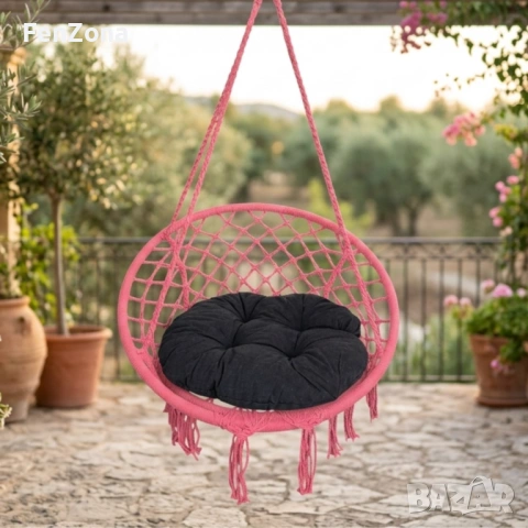Висяща градинска люлка, с възглавница или без, снимка 7 - Други - 54227547