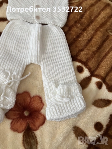 Бебешки плетени комплекти , снимка 2 - Комплекти за бебе - 52097444