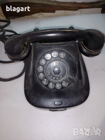 Бакелитен телефон, снимка 3 - Антикварни и старинни предмети - 45512921
