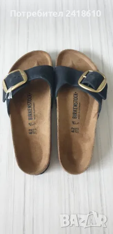 BIRKENSTOCK Leather Womens Germany Size 42/27см. НОВО!ОРИГИНАЛ! Дамски Чехли!, снимка 9 - Чехли - 49796903