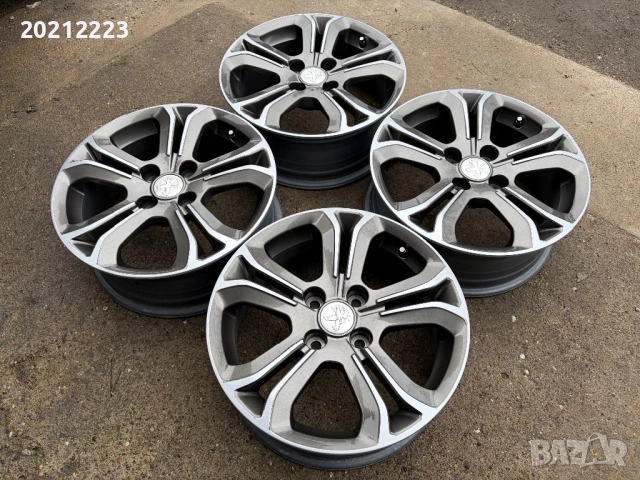4 броя алуминиеви джанти за Peugeot 208,2008 16, снимка 6 - Гуми и джанти - 53477479