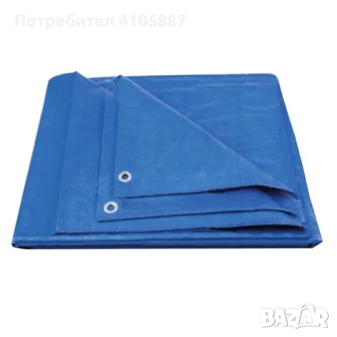 Сини Платнища за покриване от зебло с капси за вързване с въже!, снимка 3 - Други - 50817753