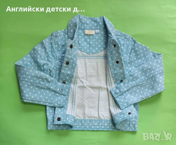 Английско дънково яке , снимка 2 - Детски якета и елеци - 52022676