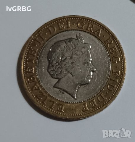 2 паунда 2011 Великобритания Кралица Елизабет II Английска монета 2 паунда Великобритания 2011, снимка 3 - Нумизматика и бонистика - 46135273