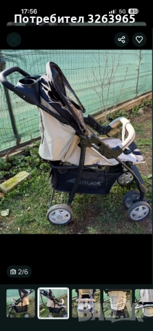 Сгъваема лятна количка Hauck, снимка 2 - Детски колички - 53648886