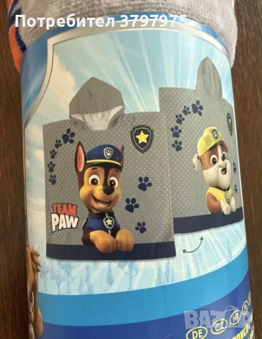 Детско хавлиени пончо , снимка 3 - Хавлии и халати - 53747786